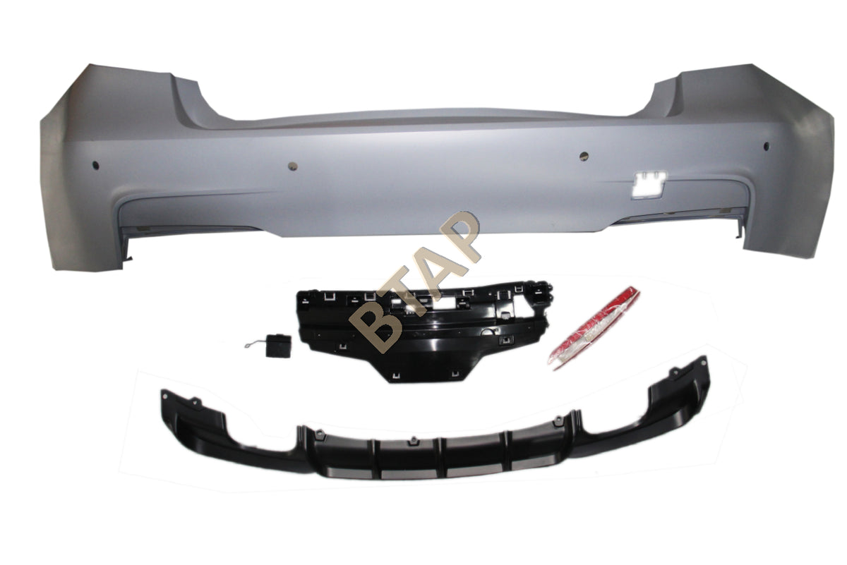 BMW F30 MTECH ÇİFT EGZOZ GENİŞ ARKA TAMPON SET 83192317925