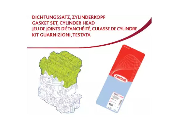 MERCEDES T1:210D>410D OM602 Üst Takım Conta 89mm - - CRT_418695P