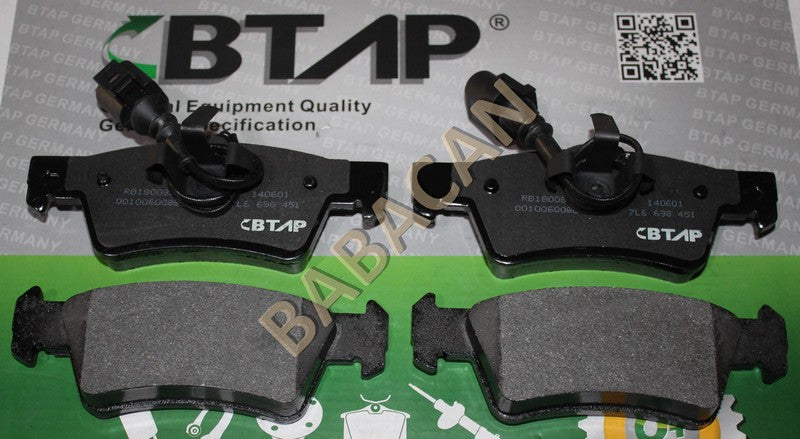 VW TOUAREG 06- 2.5TDI BAC ARKA FREN BALATASI 7L6698451