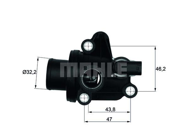 MERCEDES W168 Vaneo414 M166 Termostat 87C - - MHE_TI1287