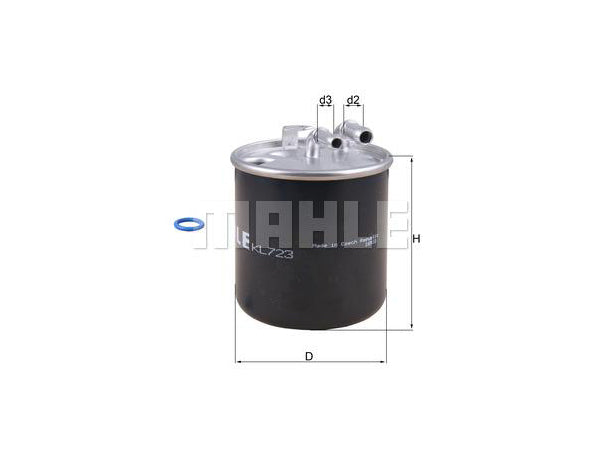 MERCEDES W204 W211 W212 W164 W169 Spr906 Vito 639 OM640 OM642 OM651 Yakıt Filtresi - - - KHT_KL723D