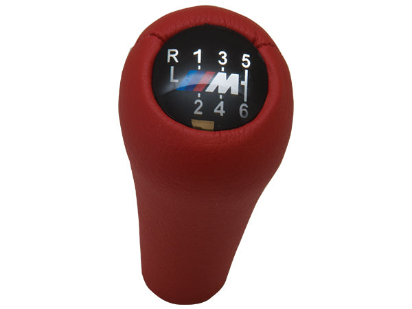 BMW -BMW- Vites Topuzu -6 İleri- Man.Şanz; Kırmızı Suni Deri -///M- - B A25117896884RD