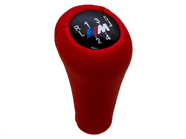 BMW -BMW- Vites Topuzu -5 İleri- Man.Şanz; Kırmızı Suni Deri -///M- - B A25111434524RD