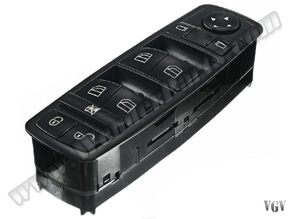 MERCEDES W169 W245 Cam Düğmesi Ön Sol Siyah - - M A1698206610BK