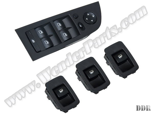 BMW E90+LCI  Cam Düğmesi Set Siyah Çerçeveli; Karartmalı & Katlamalı Ayna - - B A61319217332S4