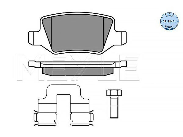 MERCEDES W169 W245 Vaneo414  Fren Balatası Arka A200; B180/200 - MEY_0252313814