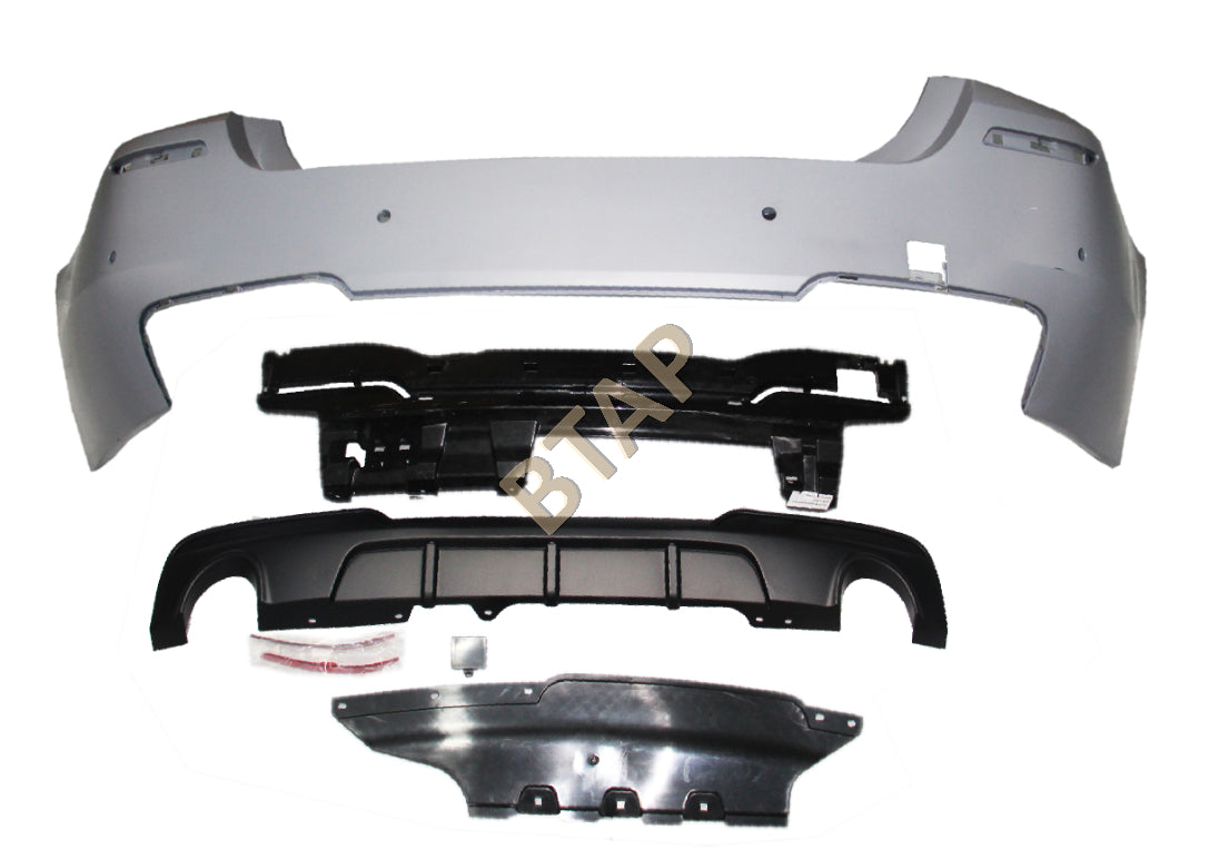 BMW F10 ÇİFT EGZOZ YUVARLAK ARKA TAMPON P/S SET 51128048594