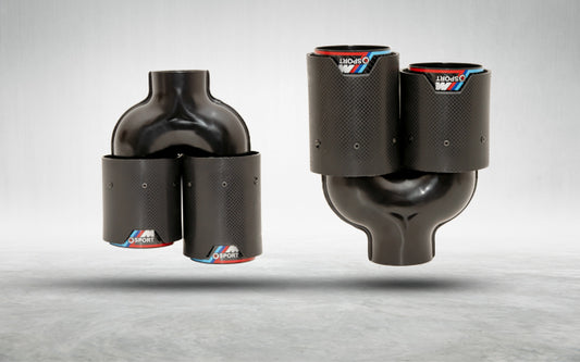 BMW -BMW-  Egzoz Ucu Set; Çiftli 89mm; Karbon -///M-Sport- - Z BMWM04