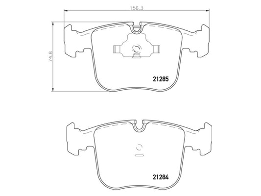 BMW E31  Fren Balatası Ön 840/850i - TEX_2128401