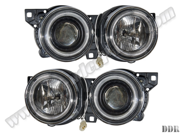 BMW E30  Komple Far (Set) Kristal, Siyah - 1988-91 B A1386753/754R2