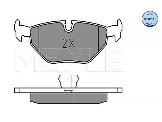 BMW E34  Fren Balatası Arka 518>540i 524/525td; 730>750i - MEY_0252099517