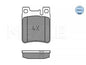 MERCEDES W140  Fren Balatası Arka 280>600 - MEY_0252130515