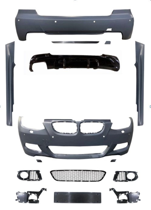 BMW E92  Gövde Kiti F.Yık-lı, PDCli:Ön/Arka, <OO> Egz.Çıkışlı, Mrşp-li -M-Tech- 2006-09 B A0922101